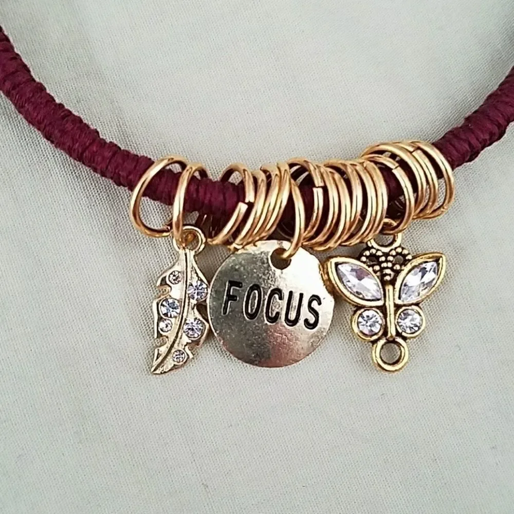 Boho Chic Handwrapped Bangle Bracelet Set of 3 Bohemian Jewelry Gift